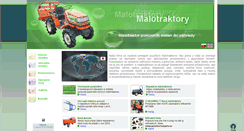 Desktop Screenshot of malo-traktory.sk